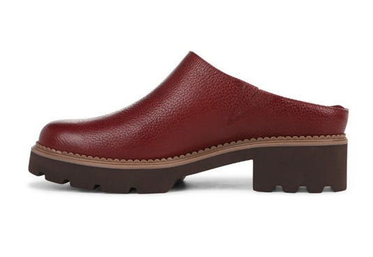 Vionic Women's Fairfax Clog Mule Syrah Leather Vionic Women's Fairfax Clog Mule Syrah Leather