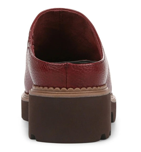 Vionic Women's Fairfax Clog Mule Syrah Leather Vionic Women's Fairfax Clog Mule Syrah Leather