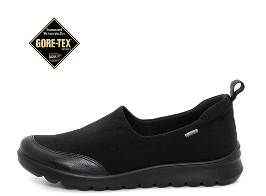 Ara Topaz Women's GORE-TEX® Slip-On Fabric Loafer Black Ara Topaz Women's GORE-TEX® Slip-On Fabric Loafer Black