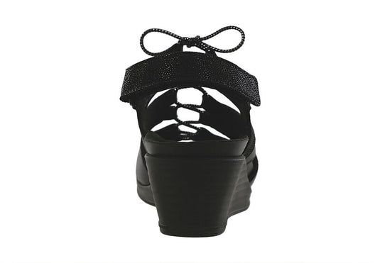 SAS Women's Sedona Lace Up Sandal Driftwood Black Sparkle SAS Women's Sedona Lace Up Sandal Driftwood Black Sparkle