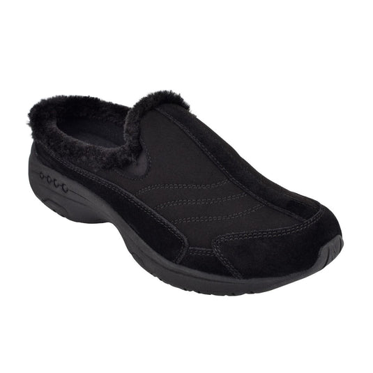 Easy Spirit Women's Travelfuzz Clogs Black Easy Spirit Women's Travelfuzz Clogs Black