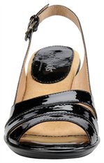 Softspots Women's Neima Sling Back Dress Pump Black Patent Softspots Women's Neima Sling Back Dress Pump Black Patent