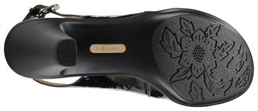 Softspots Women's Neima Sling Back Dress Pump Black Patent