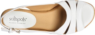 Softspots Women's Neima Sling Back Dress Pump White Softspots Women's Neima Sling Back Dress Pump White