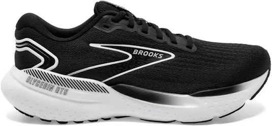Brooks Women's Glycerin GTS 21 Sneaker Black/Grey/White Brooks Women's Glycerin GTS 21 Sneaker Black/Grey/White