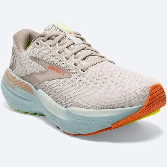 Brooks Women's Glycerin GTS 21 Sneaker Coconut/Aqua