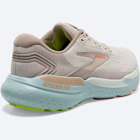 Brooks Women's Glycerin GTS 21 Sneaker Coconut/Aqua Brooks Women's Glycerin GTS 21 Sneaker Coconut/Aqua