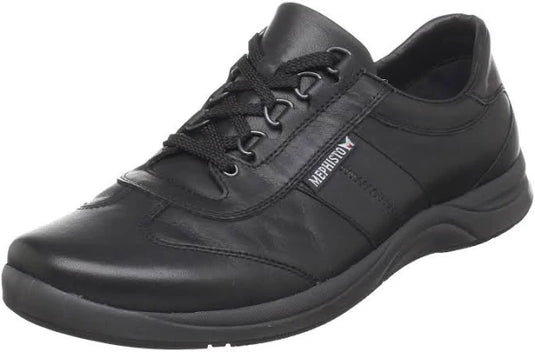 Mephisto Men's Hike Oxford Black Leather Mephisto Men's Hike Oxford Black Leather