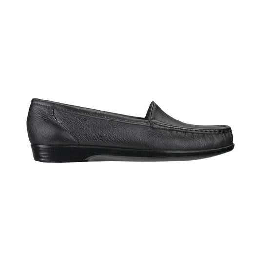 SAS Women's Simplify Slip On Loafer Black Leather SAS Women's Simplify Slip On Loafer Black Leather