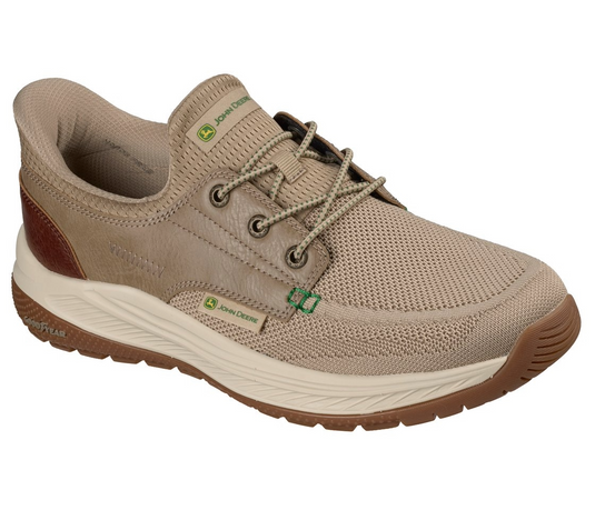 Skechers Slip-ins John Deere Relaxed Fit: Meroe - Cayden : Taupe Skechers Slip-ins John Deere Relaxed Fit: Meroe - Cayden : Taupe