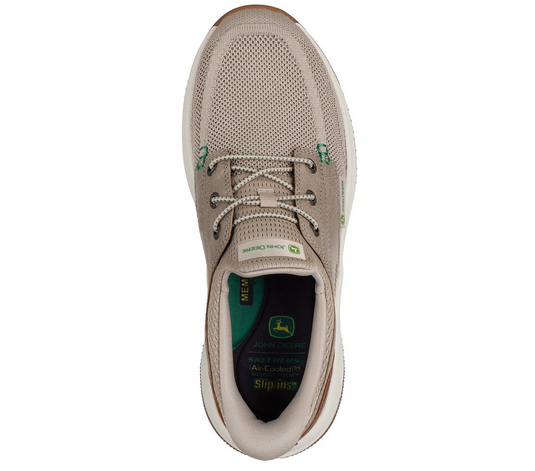 Skechers Slip-ins John Deere Relaxed Fit: Meroe - Cayden : Taupe Skechers Slip-ins John Deere Relaxed Fit: Meroe - Cayden : Taupe