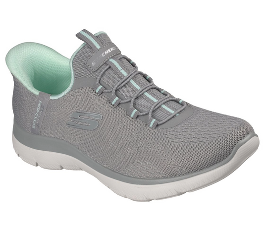 Skechers Slip-ins: Women's Summits - Dream Chaser : Grey/Mint Skechers Slip-ins: Women's Summits - Dream Chaser : Grey/Mint