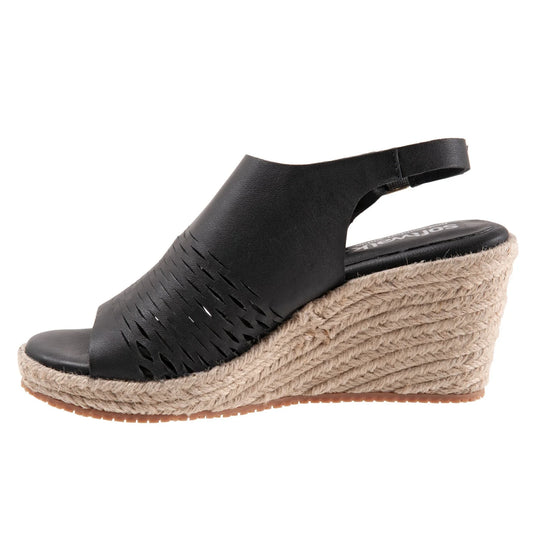 Softwalk Hixson S2207-001 Womens Black Narrow Leather Wedges Sandals Shoes Softwalk Hixson S2207-001 Womens Black Narrow Leather Wedges Sandals Shoes