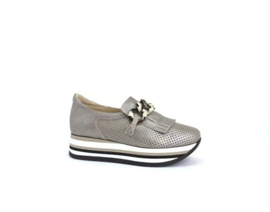 Softwaves Women's Carly Platform Sneaker Taupe Softwaves Women's Carly Platform Sneaker Taupe