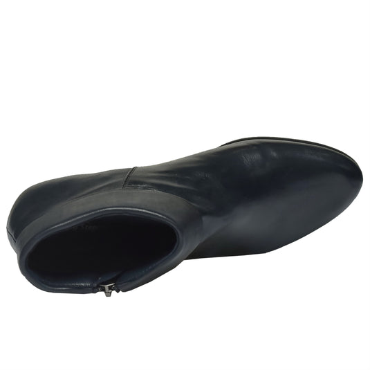 Spring Step Women's Stockholm Bootie Navy Leather Spring Step Women's Stockholm Bootie Navy Leather