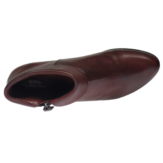 Spring Step Women's Stockholm Bootie Bordeaux Leather Spring Step Women's Stockholm Bootie Bordeaux Leather