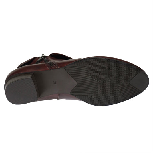 Spring Step Women's Stockholm Bootie Bordeaux Leather Spring Step Women's Stockholm Bootie Bordeaux Leather