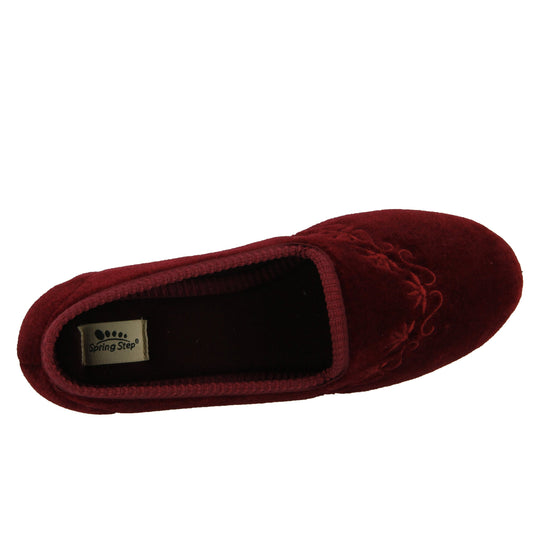 Spring Step Women's Jolly Slippers Bordeaux Spring Step Women's Jolly Slippers Bordeaux