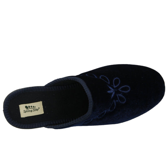 Spring Step Women's Josie Slippers Navy Spring Step Women's Josie Slippers Navy