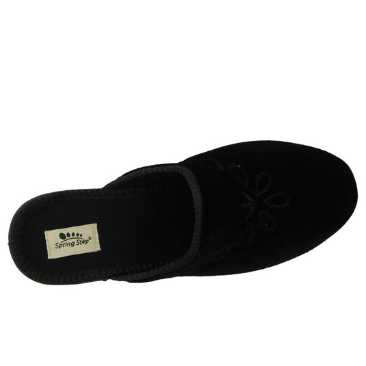 Spring Step Women's Josie Slippers Black Spring Step Women's Josie Slippers Black