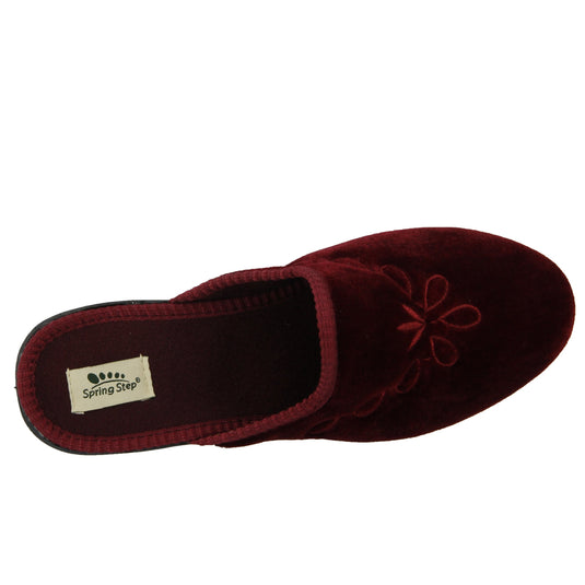 Spring Step Women's Josie Slippers Bordeaux Spring Step Women's Josie Slippers Bordeaux