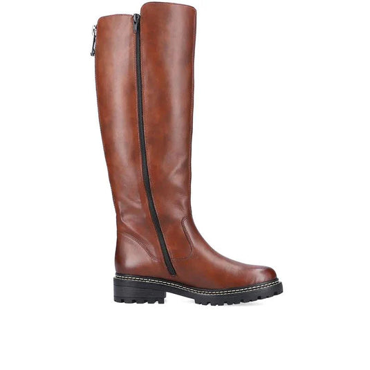 Remonte by Rieker Women's  Stefanie D0B72-22 Tall boot Chestnut Remonte by Rieker Women's  Stefanie D0B72-22 Tall boot Chestnut