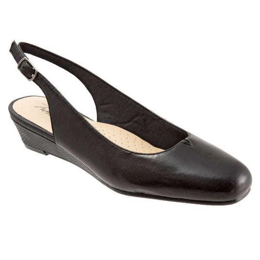 Trotters Women's Lenore Slingback Sandals Black Trotters Women's Lenore Slingback Sandals Black