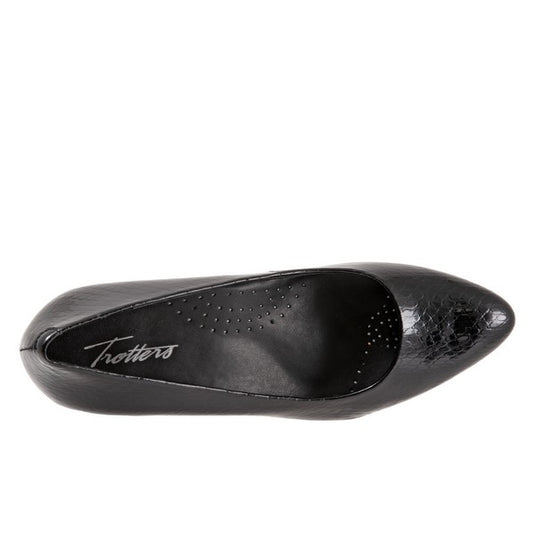 Trotters Women's Kari Pump Black Snake Trotters Women's Kari Pump Black Snake