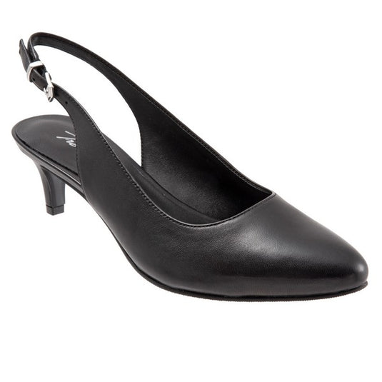 Trotters Women's Keely Slingback Sandals Black Trotters Women's Keely Slingback Sandals Black