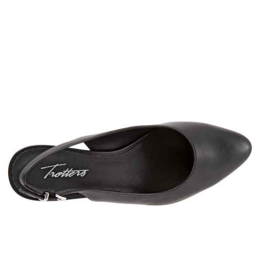 Trotters Women's Keely Slingback Sandals Black Trotters Women's Keely Slingback Sandals Black