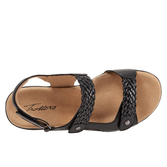 Trotters Women's Teresa Sandal Black Trotters Women's Teresa Sandal Black