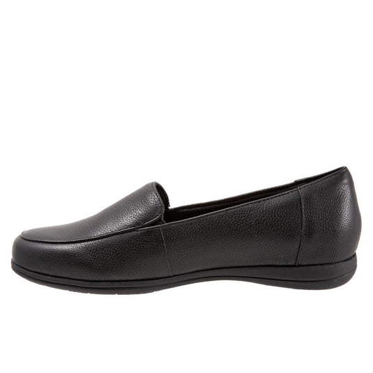 Trotters Women's Deanna Slip On Black Leather Trotters Women's Deanna Slip On Black Leather