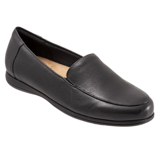 Trotters Women's Deanna Slip On Black Leather Trotters Women's Deanna Slip On Black Leather