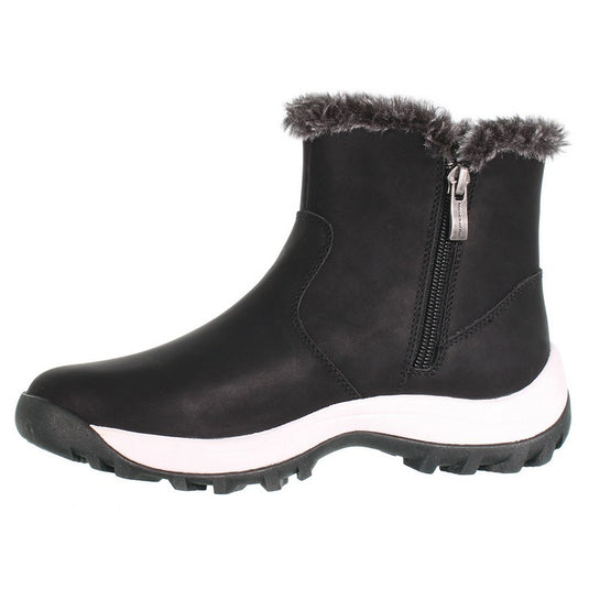 Wanderlust Women's Timmins Low Twin Zip Boot Black Wanderlust Women's Timmins Low Twin Zip Boot Black