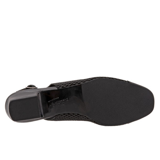 Trotters Women's Dea Slingback Sandals Black Diamond Trotters Women's Dea Slingback Sandals Black Diamond