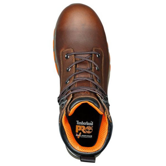 Timberland Men's PRO® Hypercharge 6" Comp Toe Work Boots Brown Full-Grain Timberland Men's PRO® Hypercharge 6" Comp Toe Work Boots Brown Full-Grain