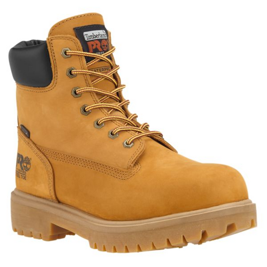Timberland Men's Pro Direct Attach 6" Steel Toe Boots Wheat Nubuck Timberland Men's Pro Direct Attach 6" Steel Toe Boots Wheat Nubuck