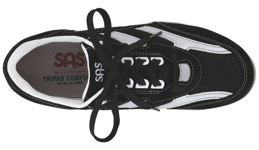 SAS Women's Tour Mesh Active Shoe Black / Silver SAS Women's Tour Mesh Active Shoe Black / Silver