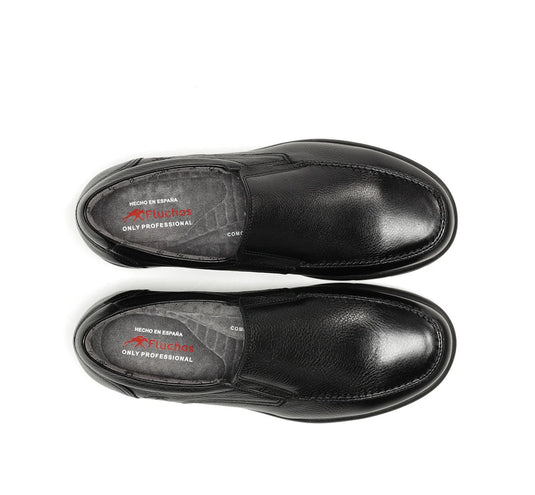 Fluchos Men's PROF2 F1950 Slip On Black Fluchos Men's PROF2 F1950 Slip On Black
