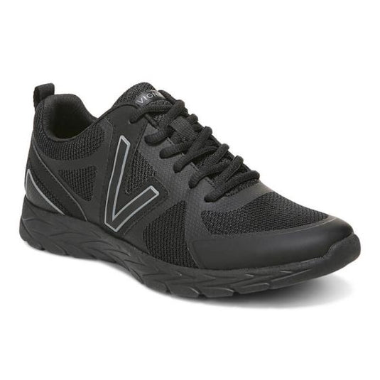 Vionic Women's Miles II Sneaker Black/Charcoal Synthetic