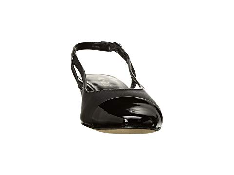 Vaneli Women's Aliz Sling Back Dress Pump Black Nappa/Black Patent Vaneli Women's Aliz Sling Back Dress Pump Black Nappa/Black Patent