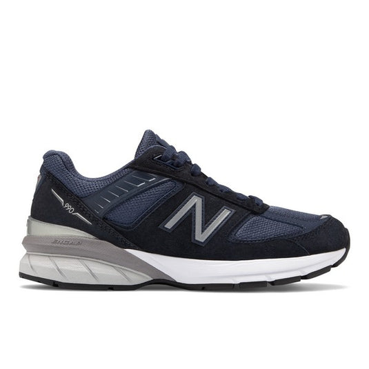 New Balance Women's 990v5 Navy with Silver New Balance Women's 990v5 Navy with Silver