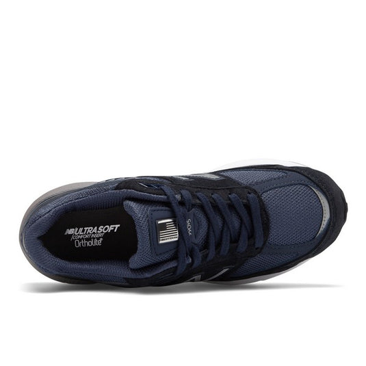 New Balance Women's 990v5 Navy with Silver New Balance Women's 990v5 Navy with Silver