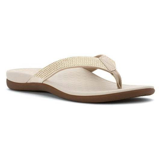 Vionic Women's Tide Rhinestone Toepost Sandal Champagne Vionic Women's Tide Rhinestone Toepost Sandal Champagne