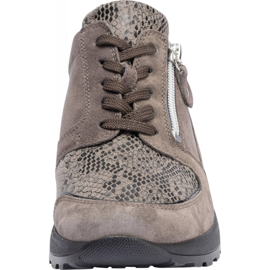 Waldlaufer Women's Hiroko-Soft Mouse Carbon Lace-Up Trainers Waldlaufer Women's Hiroko-Soft Mouse Carbon Lace-Up Trainers