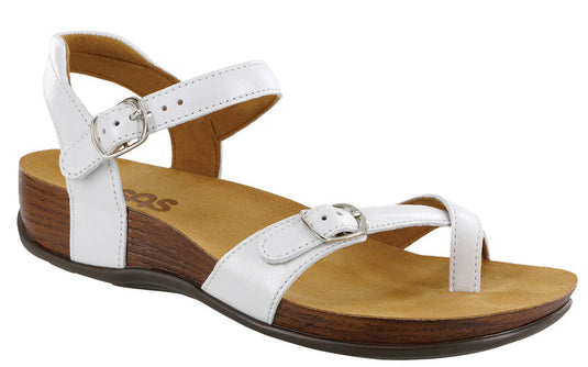 SAS Women's Pampa Elevated Dress Sandals Pearl White SAS Women's Pampa Elevated Dress Sandals Pearl White