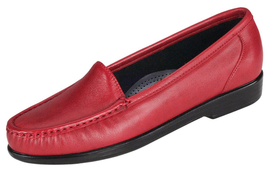 SAS Women's Simplify Slip On Loafer Red SAS Women's Simplify Slip On Loafer Red