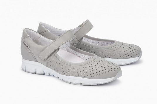 Mephisto Women's Yelina Mary Jane Light Grey