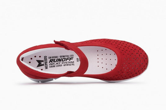 Mephisto Women's Yelina Mary Jane Red Mephisto Women's Yelina Mary Jane Red