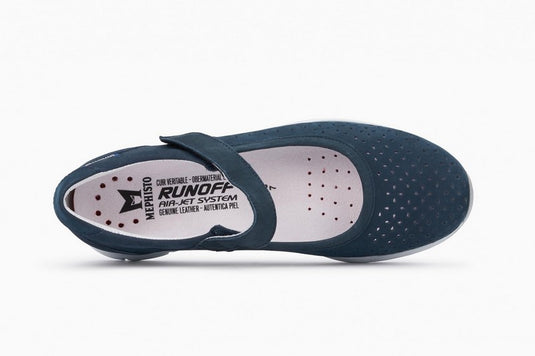 Mephisto Women's Yelina Mary Jane Dark Blue Mephisto Women's Yelina Mary Jane Dark Blue